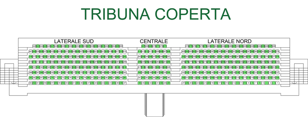 Mappa stadio Provasi COVID Castellanzese Calcio 1921